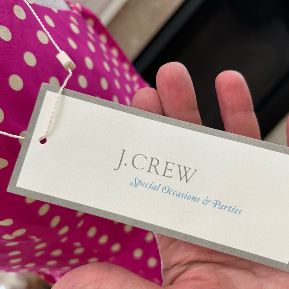 J Crew Pink Polka Dot Dress - Picture 9 of 11